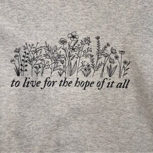 Taylor Swift August Crewneck Sweatshirt Small